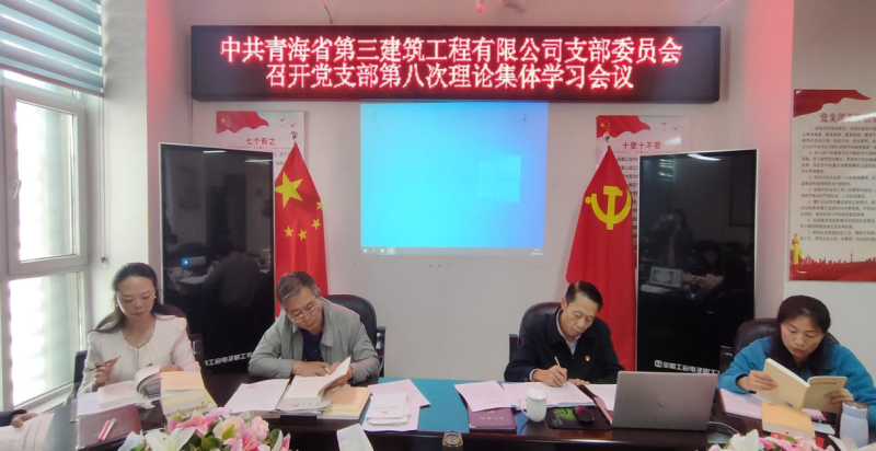 三建公司黨支部召開第八次理論集體學習會 ----集團黨委委員、紀委書記講主題教育專題黨課